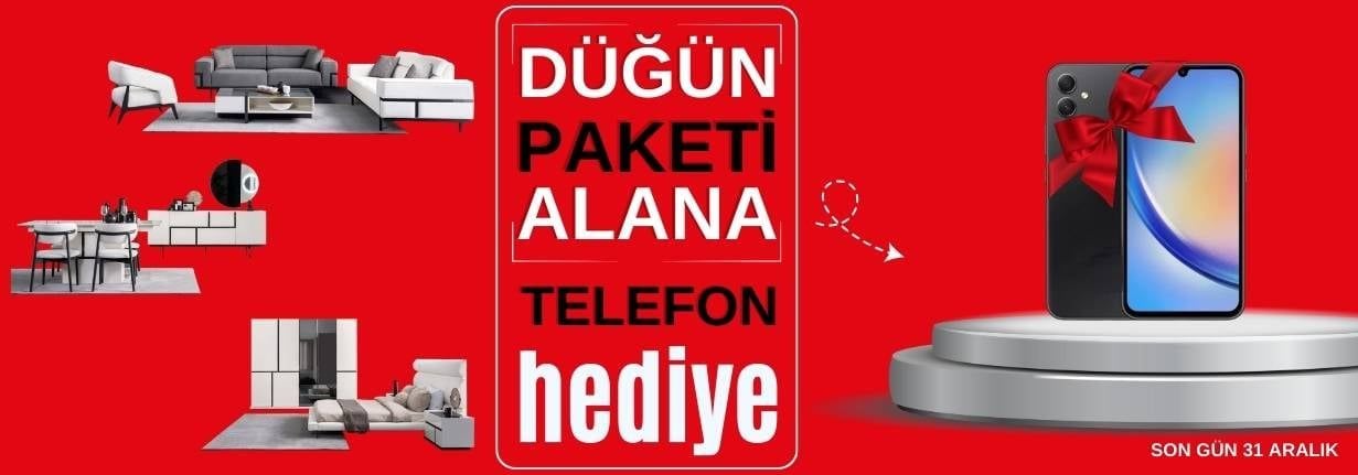 Düğün Paketi Alana Cep Telefonu Hediye!