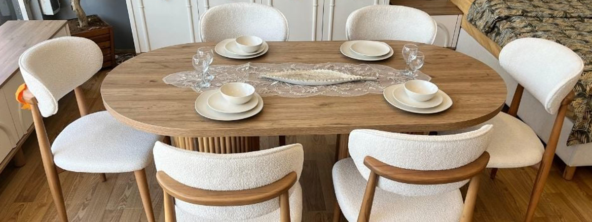 Bohem Yemek Odası Takımı