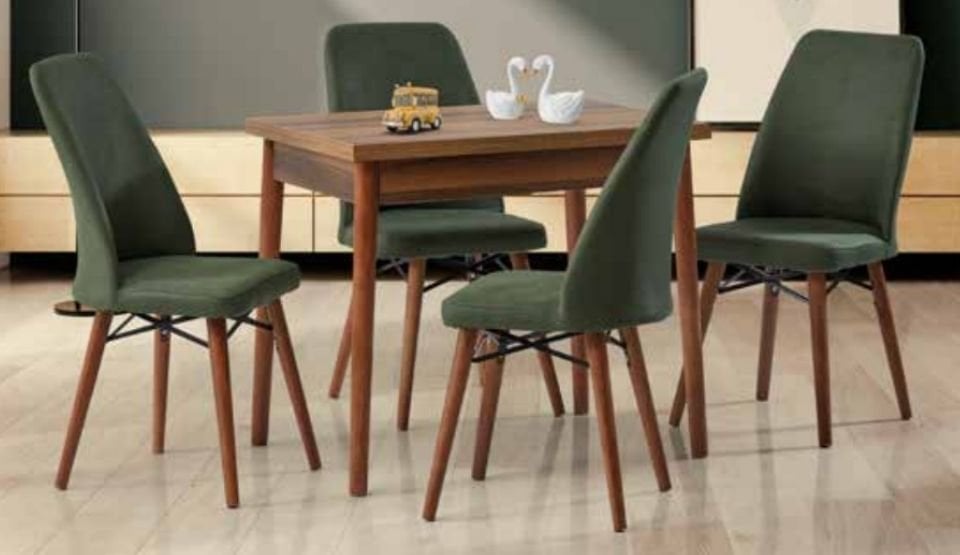 1015 Sihirli Ceviz Mutfak Masa Takımı