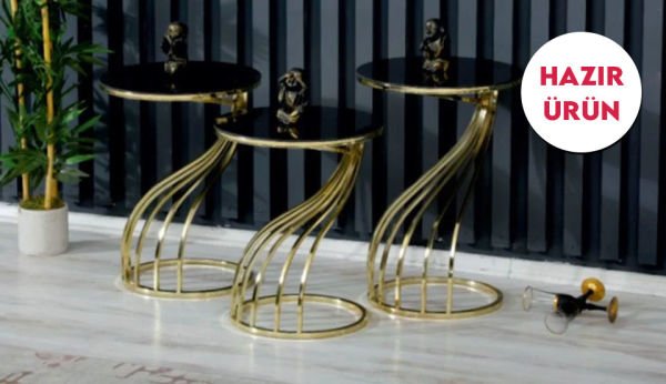 Teşhir SH-123 Kuğu Zigon Sehpa