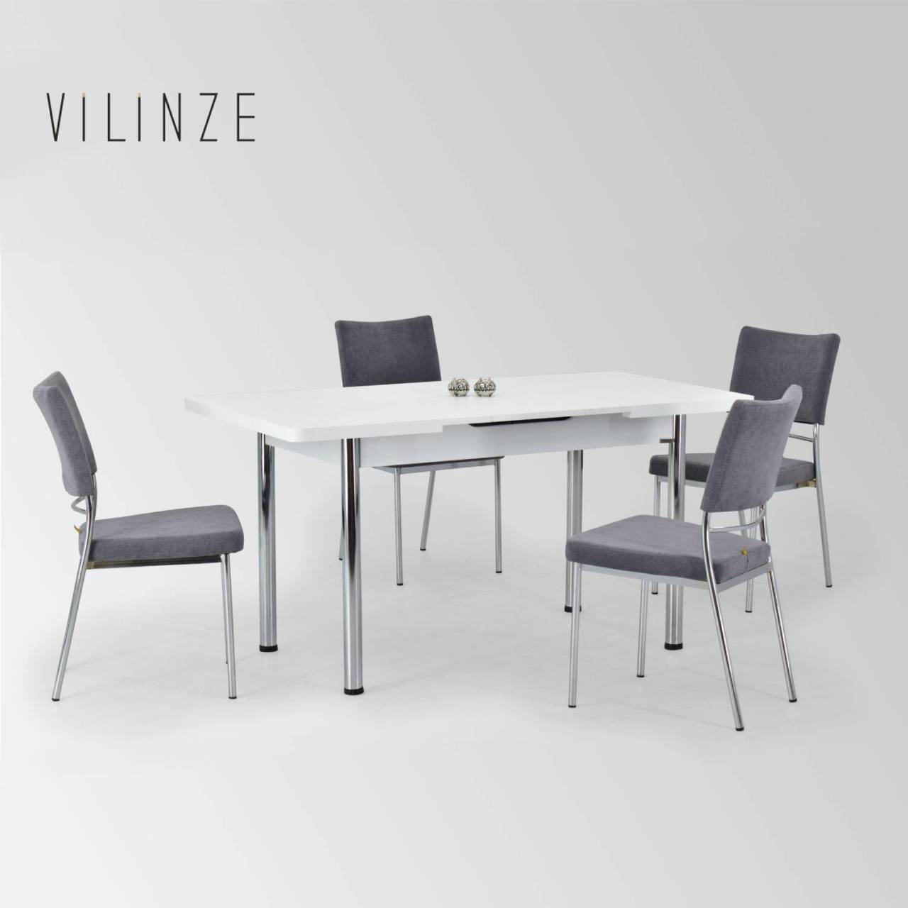 Ece 80122 MDF Masa İpek Sandalye Mutfak Masası Takımı - 6