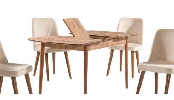 Magusa Açılır Mutfak Masa Takımı Kahve