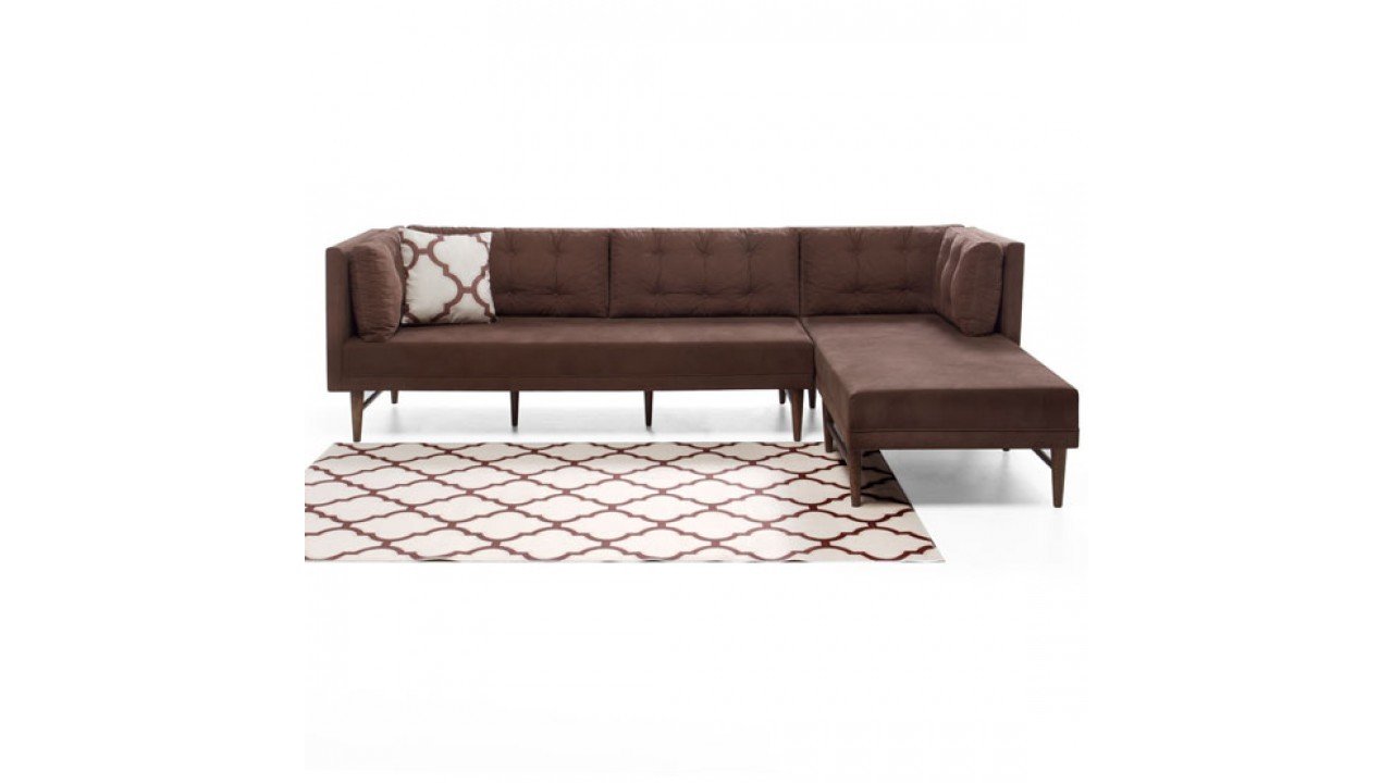 Point Retro Life Köşe Takımı Sağ Köşe - Kahverengi