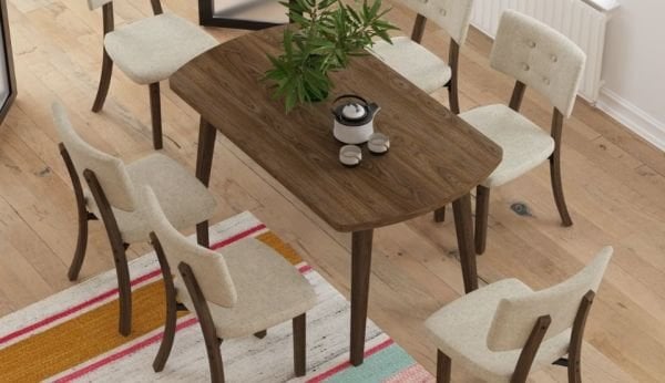 Mir Sandalye Aras Mutfak Masası Takımı