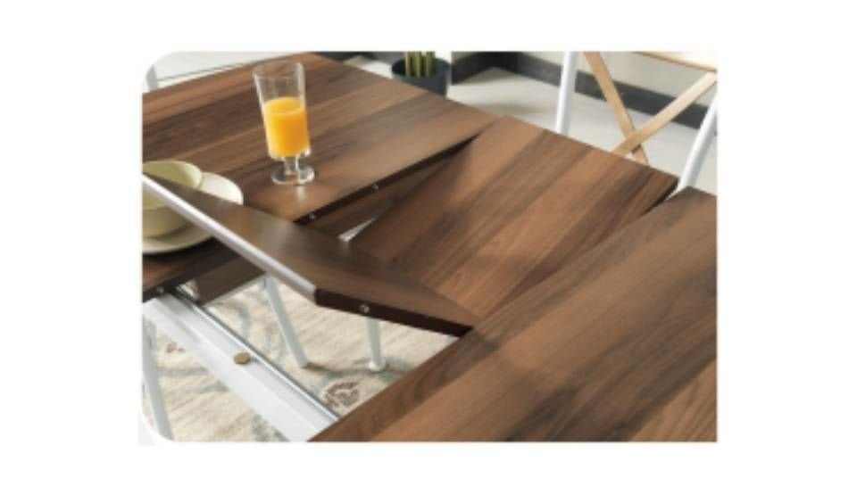 Roma 20 Beyaz Mutfak Masa Takımı Masa