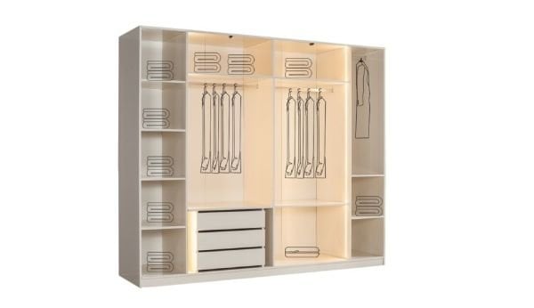 Savana 6 Kapaklı Dolap