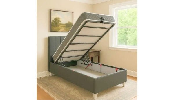 Paris Tek Kişilik Yatak Baza Başlık Set