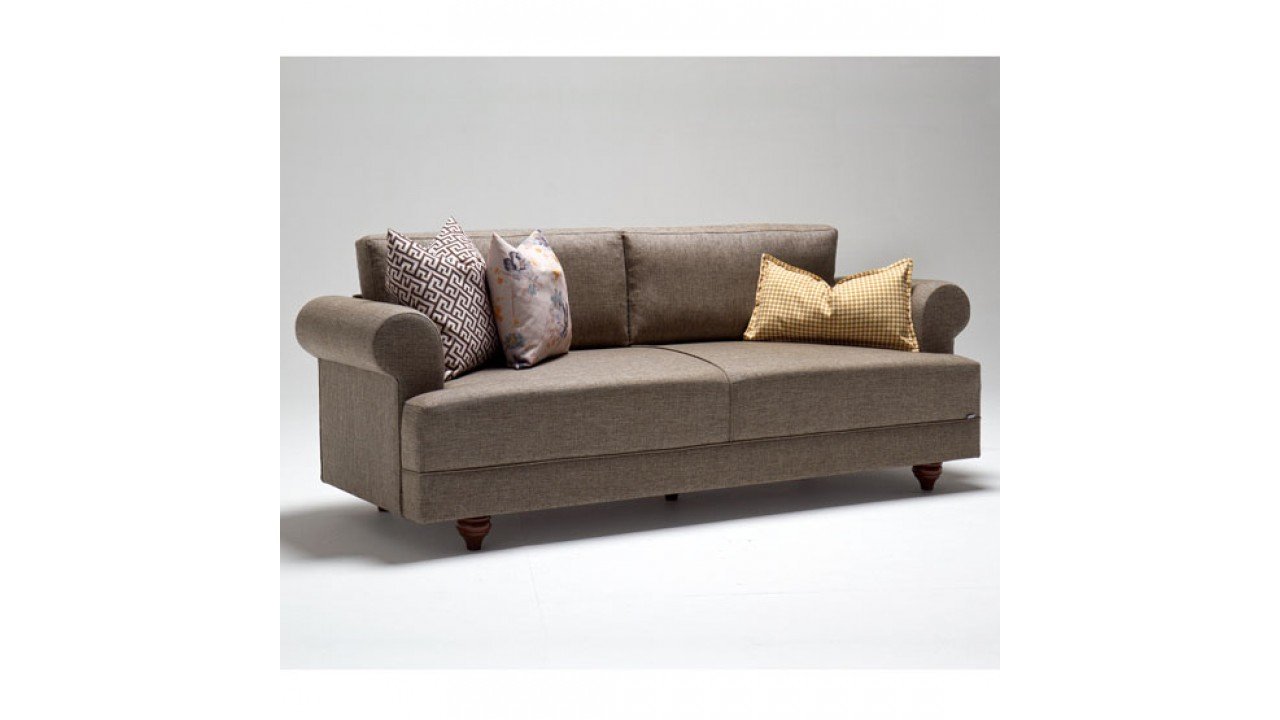 Samara Üçlü Koltuk Kahverengi