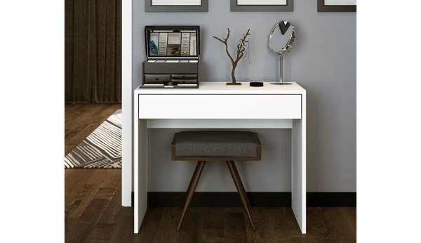 Arya Novella Mode Beyaz Makyaj Masası