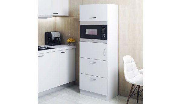 Mikrodalga Fırın Raflı Çok Amaçlı Mutfak Dolabı