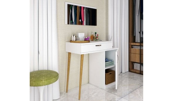 Martı Novella Beyaz Makyaj Masası