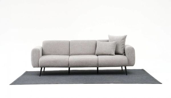 Side Üçlü Koltuk Krem - Üçlü Koltuk