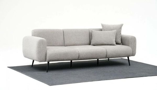 Side Üçlü Koltuk Açık Gri - Üçlü Koltuk