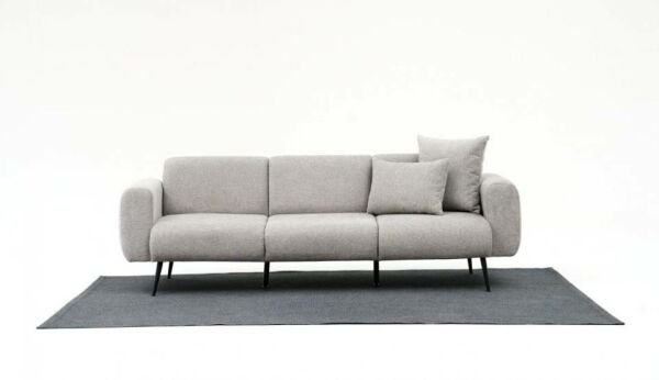 Side Üçlü Koltuk Açık Gri - Üçlü Koltuk