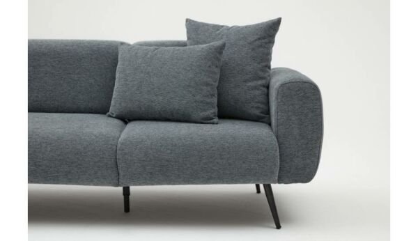 Side Üçlü Koltuk Gri - Üçlü Koltuk