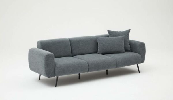 Side Üçlü Koltuk Gri - Üçlü Koltuk