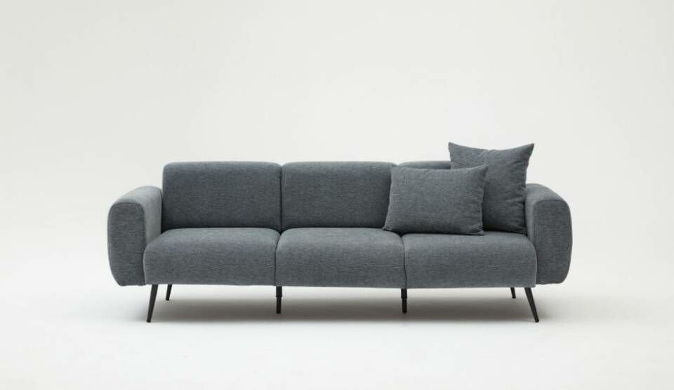 Side Üçlü Koltuk Gri - Üçlü Koltuk