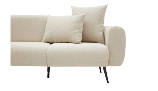 Side Üçlü Koltuk Krem - Üçlü Koltuk