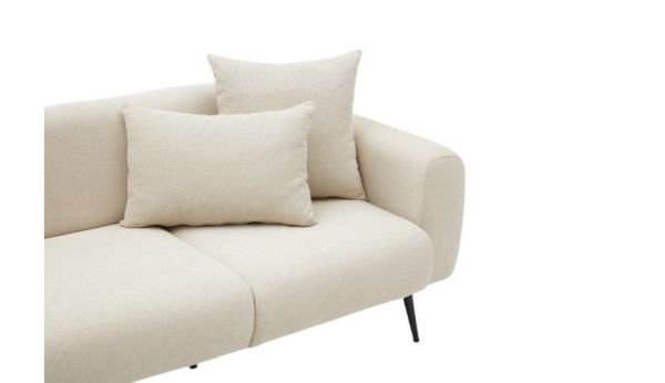 Side Üçlü Koltuk Krem - Üçlü Koltuk