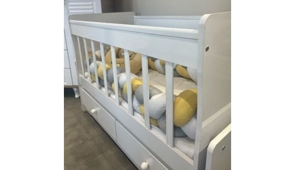 Teşhir Beşik Mdf Korkuluklu Çekmeceli