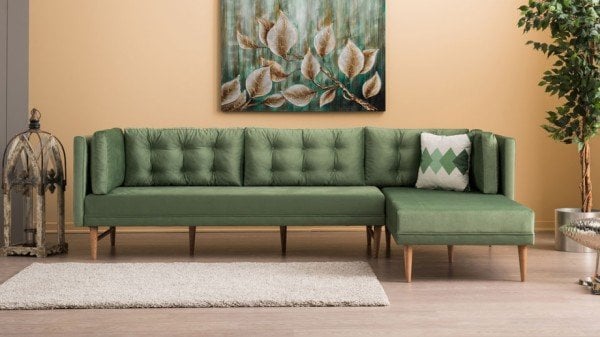 Point Retro Life Köşe Takımı Sağ Köşe - Kahverengi