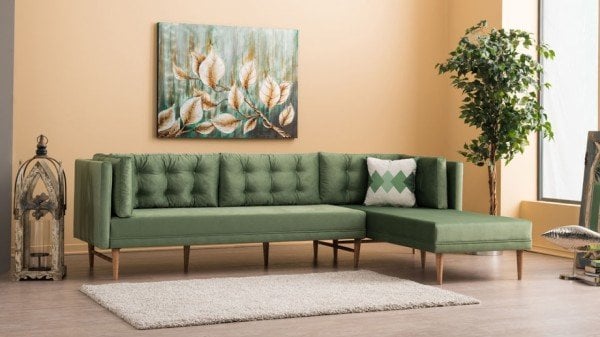 Point Retro Life Köşe Takımı Sağ Köşe - Kahverengi