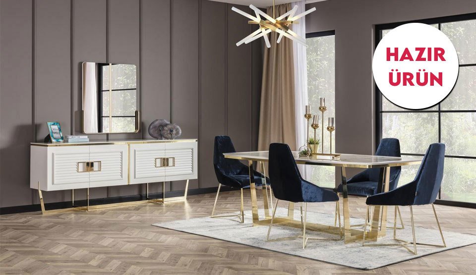Gloria Yemek Odası (Hazır Ürün)