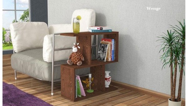 Klas Yan Sehpa Beyaz