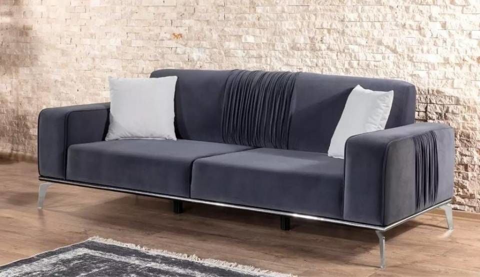 Laressa Pileli Üçlü Koltuk