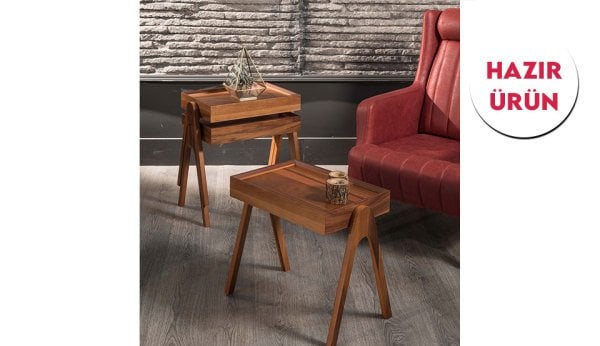 Tepsi Zigon Sehpa (Hazır Ürün)