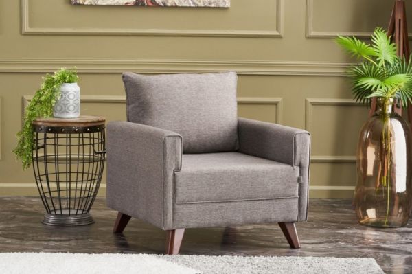 Bella Soft Tekli Koltuk Bordo