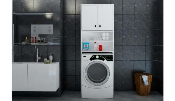 Selen Çamaşır Makinesi Banyo Dolabı
