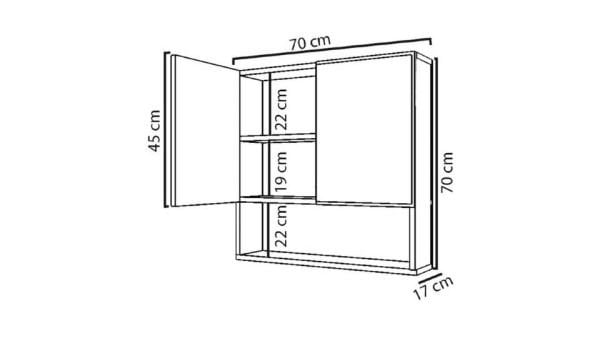 Hilton Banyo Dolabı