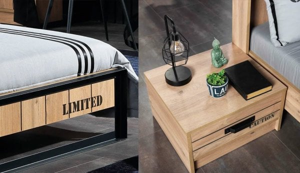 Dark Meşe Genç Odası