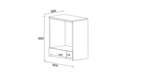 Gefen Ankastre Fırın Dolabı