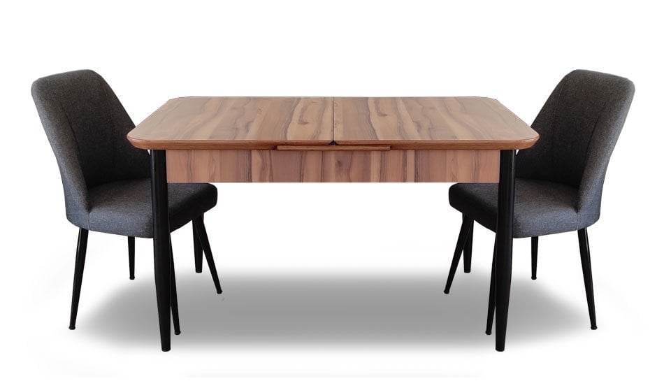 City Ceviz Açılır Mutfak Masa Takımı