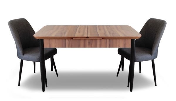 City Ceviz Açılır Mutfak Masa Takımı