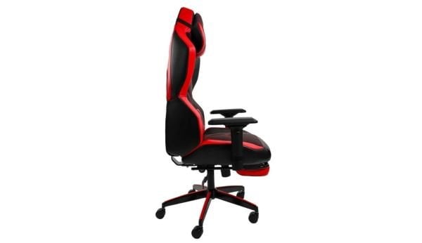 XPrime Tyler Oyuncu Koltuğu Hybrid Kumaş 4D Kolçak Ayak Uzatmalı Kırmızı