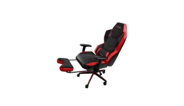 XPrime Tyler Oyuncu Koltuğu Hybrid Kumaş 4D Kolçak Ayak Uzatmalı Kırmızı