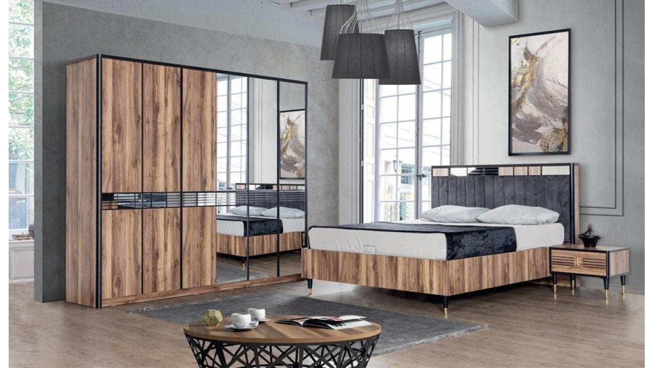 Allegro Düğün Paketi - Yatak Odası + Yemek Odası (Maltepe Hazır Ürün)