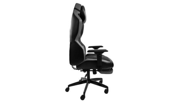 XPrime Tyler Oyuncu Koltuğu Hybrid Kumaş 4D Kolçak Ayak Uzatmalı Gri