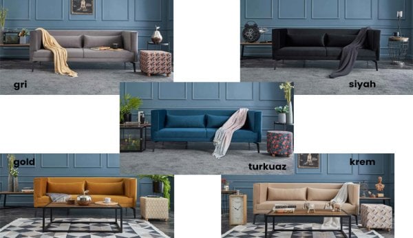 Ardosa Mini Koltuk Takımı Berjer - Kırmızı