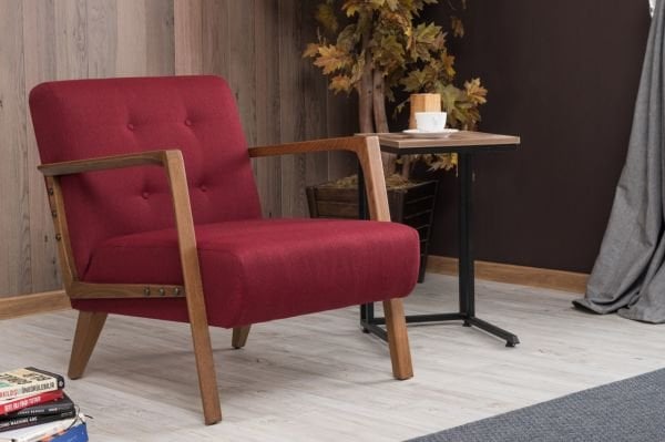 Ardosa Mini Koltuk Takımı Berjer - Kırmızı