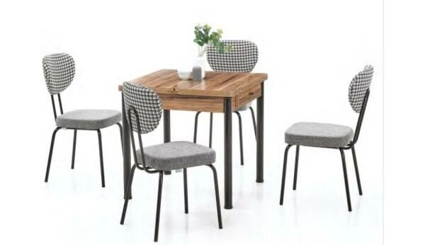 Neva 41 Siyah Masa Takımı Sandalye