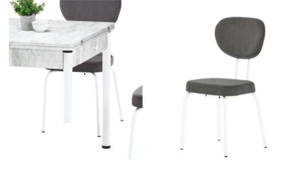 Neva 41 Beyaz Masa Takımı Sandalye