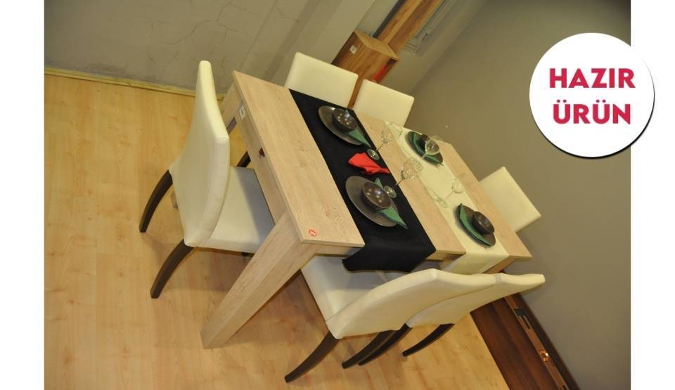 Feryal Yemek Masası Takımı (Hazır Ürün)