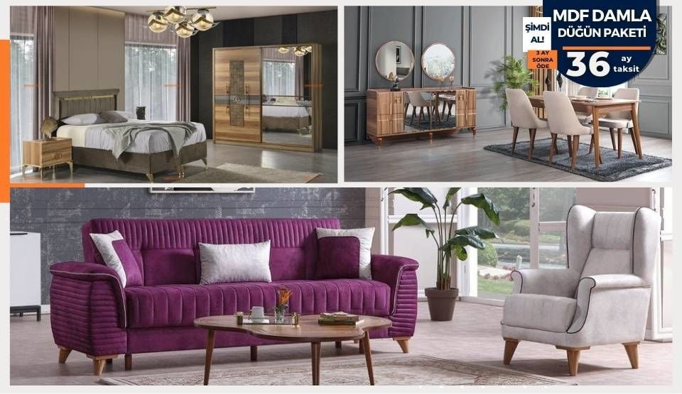 MDF Damla Düğün Paketi