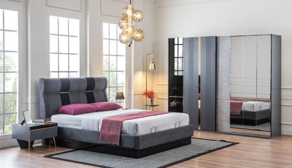 Teşhir Noir Yatak Odası