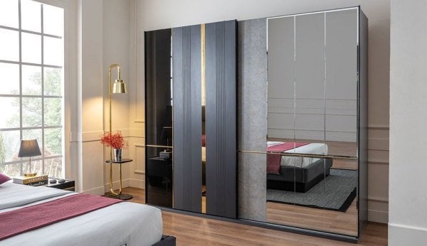 Teşhir Noir Yatak Odası