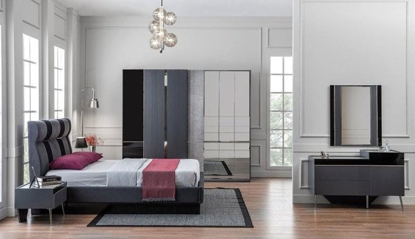 Teşhir Noir Yatak Odası